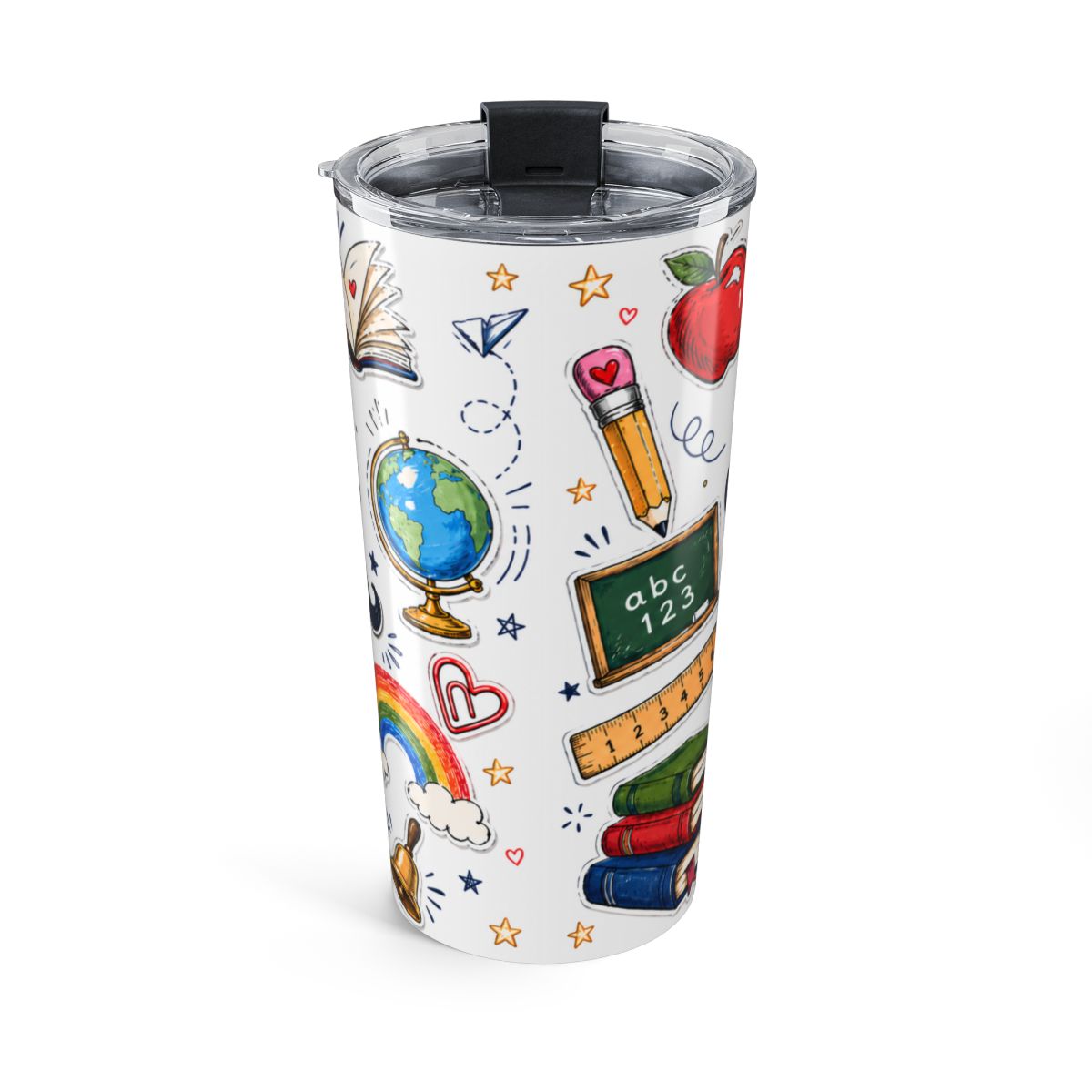 Best Teacher Ever – Insulated Tumbler | Stainless Steel Travel Cup — back