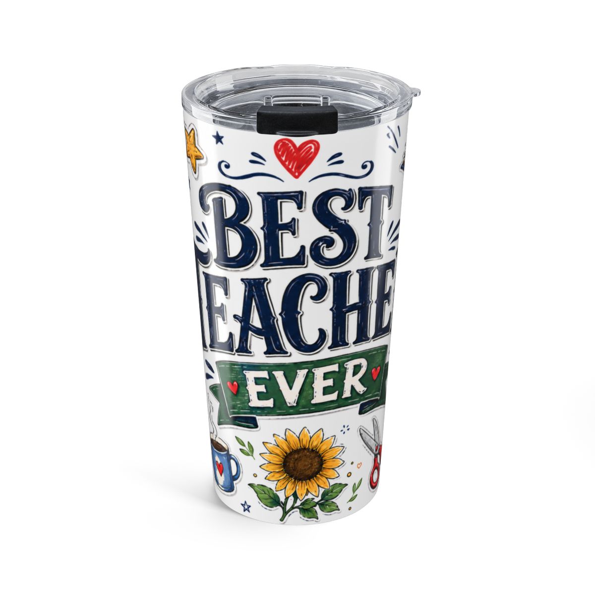 Best Teacher Ever – Insulated Tumbler | Stainless Steel Travel Cup — front