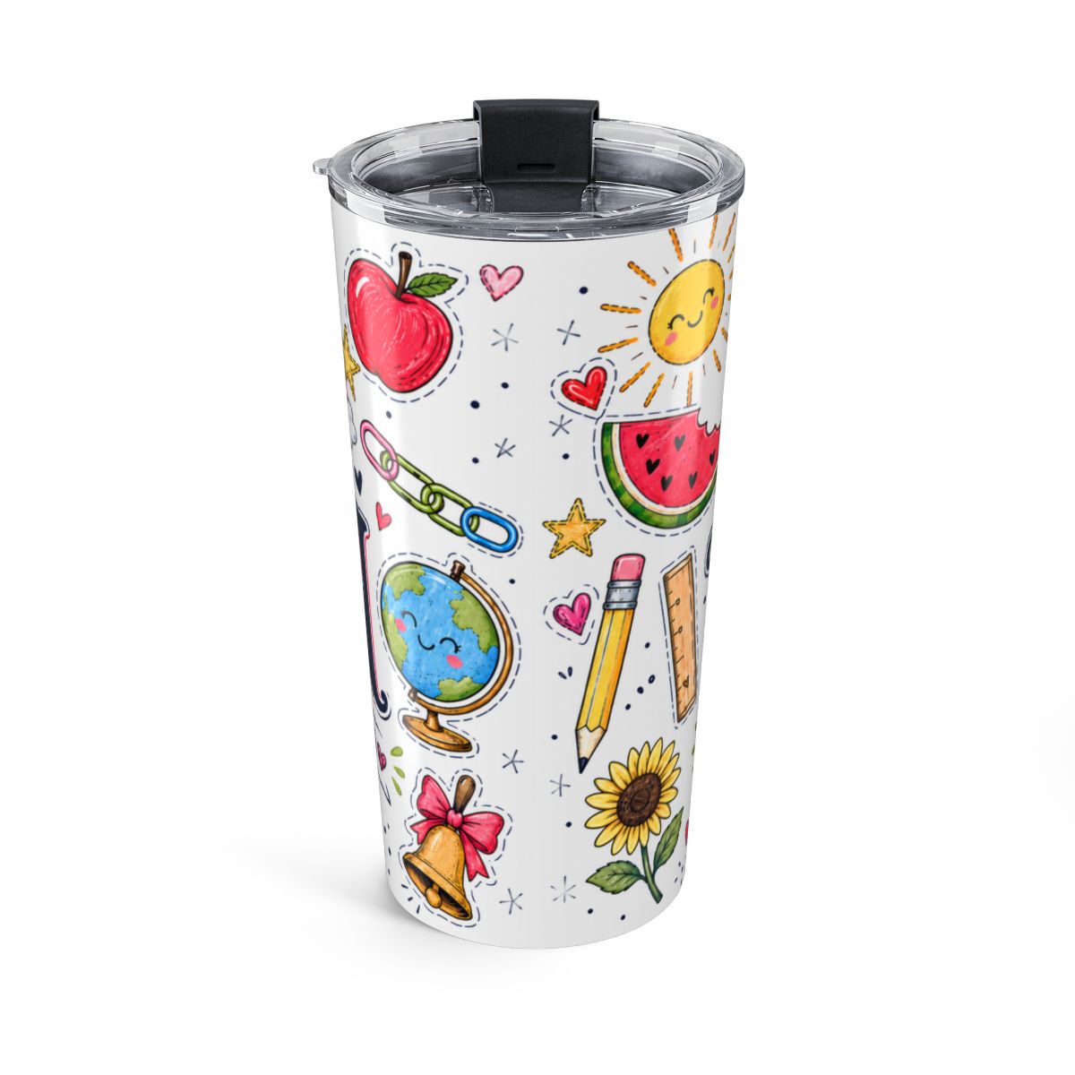 One in a Melon 20oz Tumbler | Sweetest Teacher Appreciation Gift | Insulated Stainless Steel Travel Cup — back