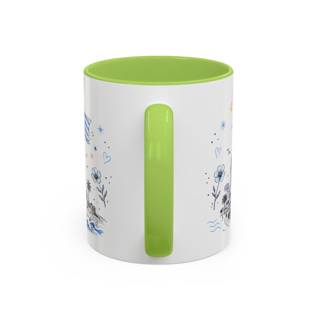 Uruguay Soccer Coffee Mug | World Cup Fan Gift | Accent Color Ceramic 11oz 15oz Match Day Cup