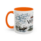 Voyageurs National Park Coffee Mug | Minnesota Lake Wilderness Canoe Gift | Accent Color Ceramic 11oz 15oz