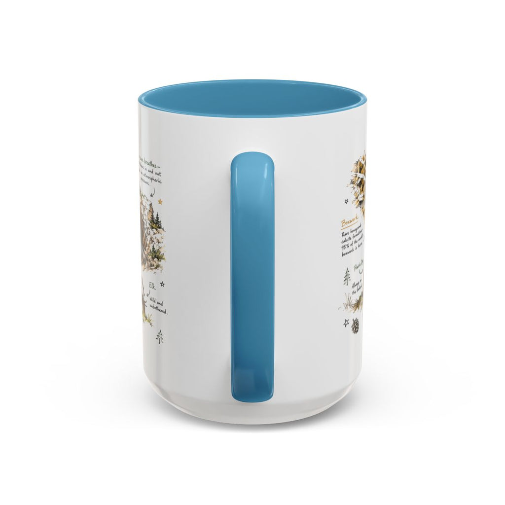 Wind Cave National Park Coffee Mug | South Dakota Cave Bison Prairie Gift | Accent Color Ceramic 11oz 15oz