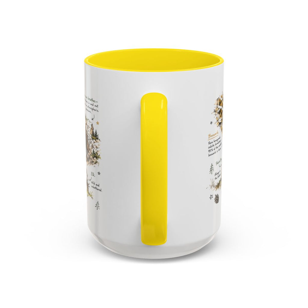 Wind Cave National Park Coffee Mug | South Dakota Cave Bison Prairie Gift | Accent Color Ceramic 11oz 15oz