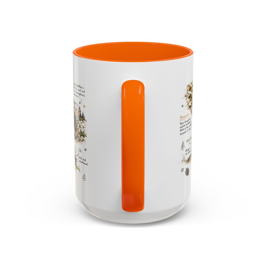 Wind Cave National Park Coffee Mug | South Dakota Cave Bison Prairie Gift | Accent Color Ceramic 11oz 15oz