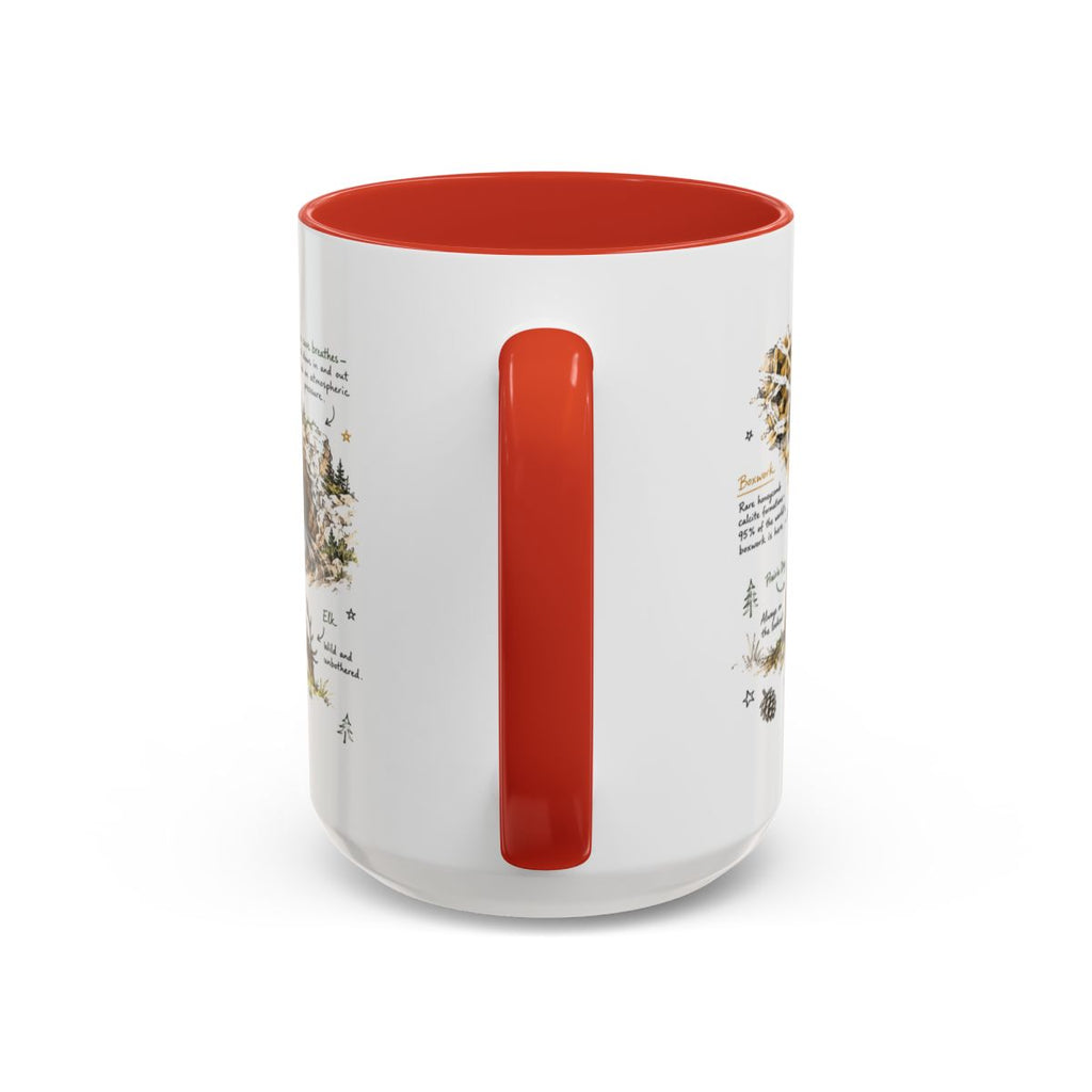 Wind Cave National Park Coffee Mug | South Dakota Cave Bison Prairie Gift | Accent Color Ceramic 11oz 15oz